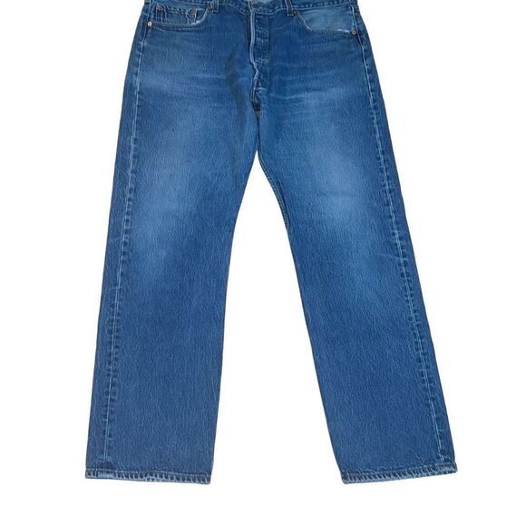 Vintage 501 Button Fly Levi’s Blue Jeans Men size 40 - Picture 2 of 10